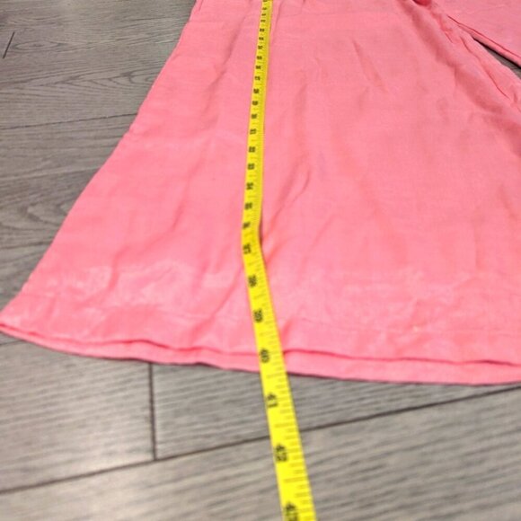 Pink Punjabi Suit With Gold Detail With Cuffed 3/4 Sleeves - Size Small New - Picture 5 of 6